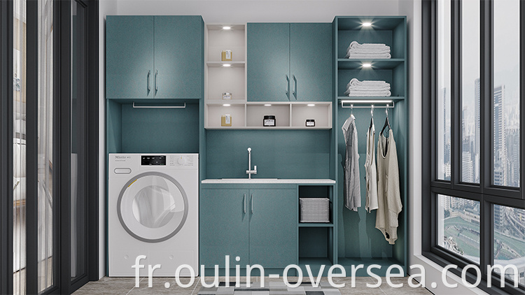 Modern design blue bathroom vanity cabinet for sale